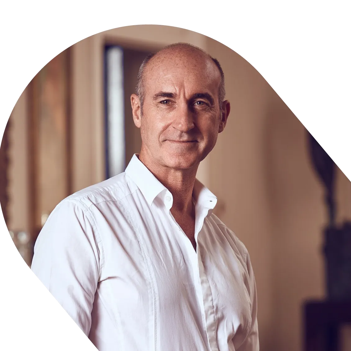 Francois de Marigny, clinical psychologist, in his consulting rooms in Morningside, Durban
